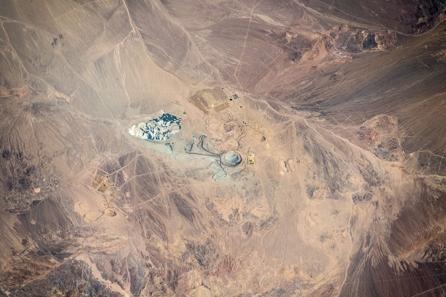 Rajos del distrito minero Centinela, Antofagasta
