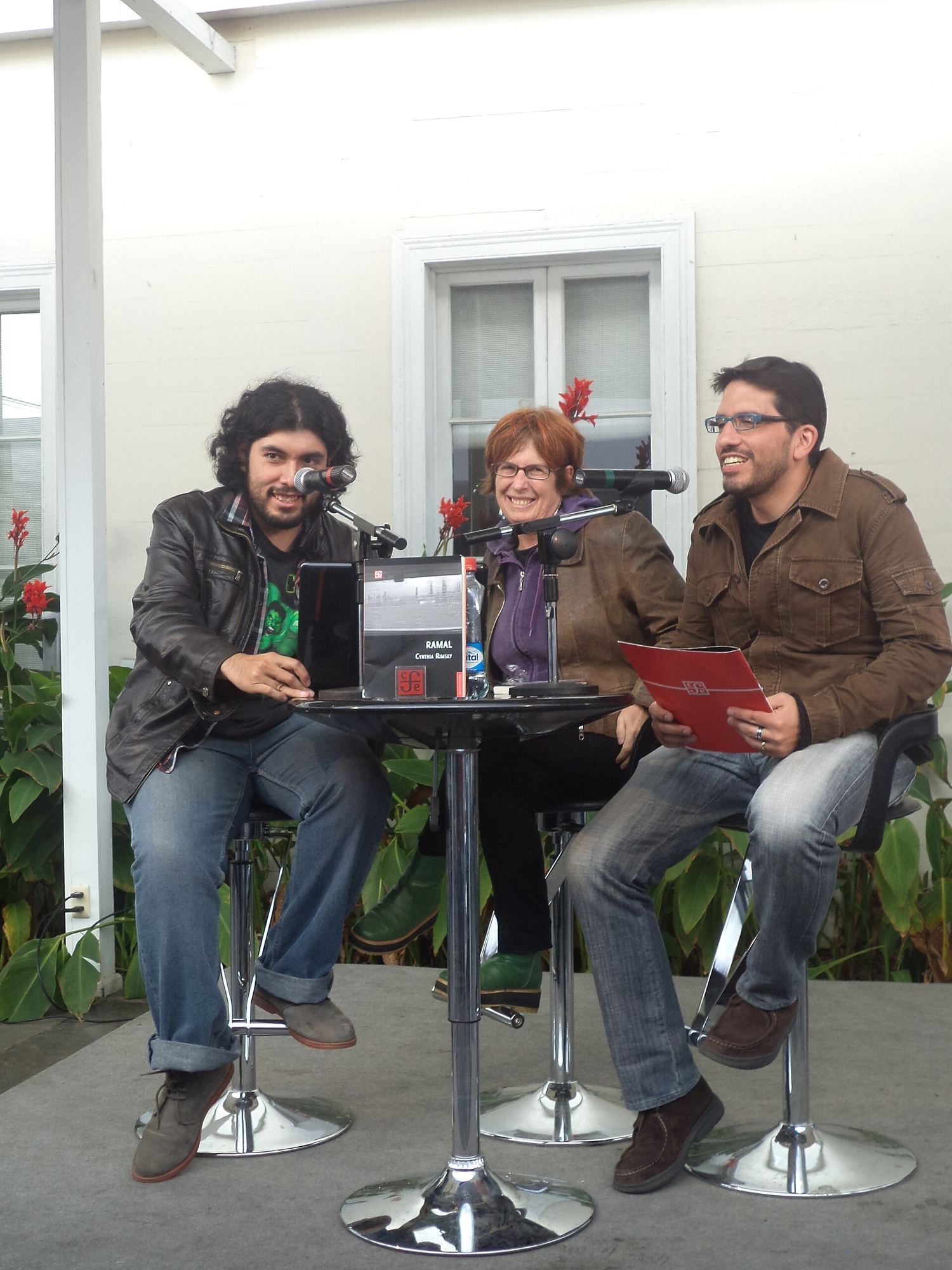 Cynthia Rimsky junto a Daniel Rojas Pachas