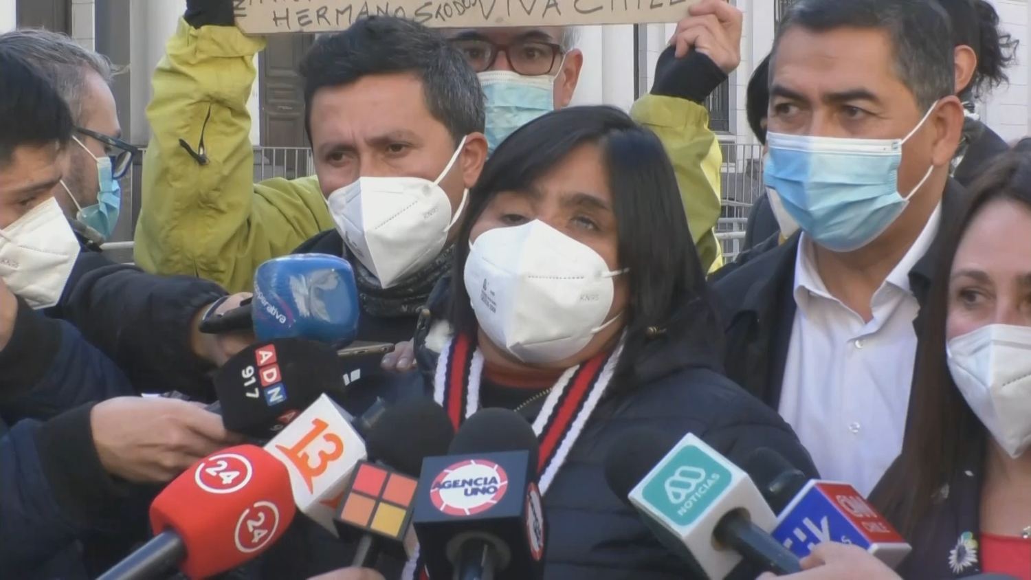 Fabiola Campillai en la Corte Suprema, 2021