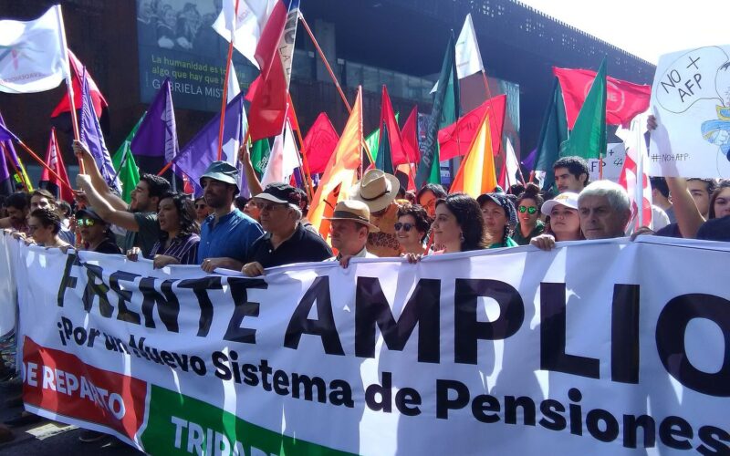 Marcha No+AFP en Santiago, 2017