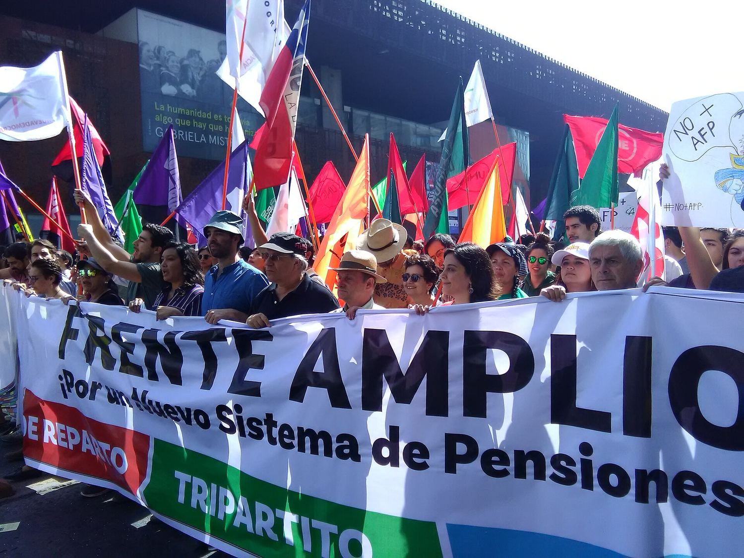 Marcha No+AFP en Santiago, 2017
