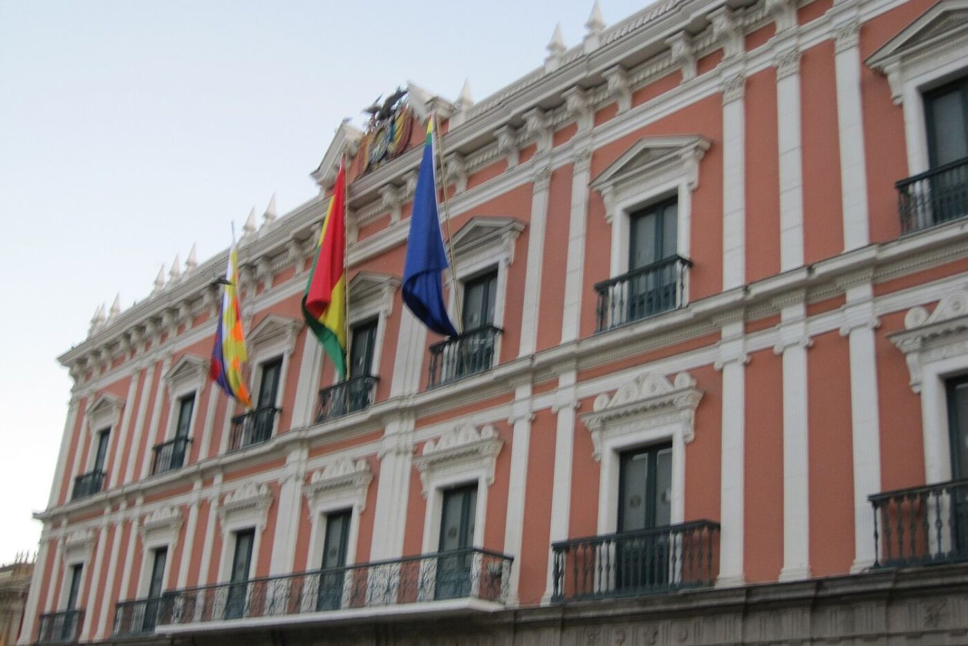 Palacio Quemado, sede del gobierno de Bolivia en La Paz