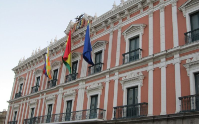 Palacio Quemado, sede del gobierno de Bolivia en La Paz
