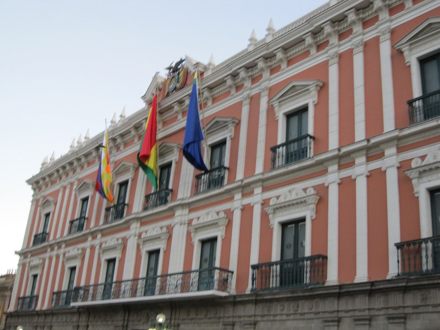 Palacio Quemado, sede del gobierno de Bolivia en La Paz